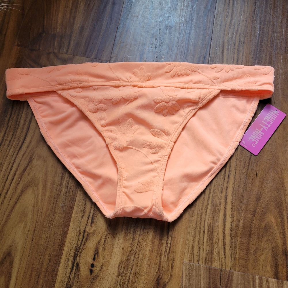 Ninety-Nine Embossed Bikini Bottom